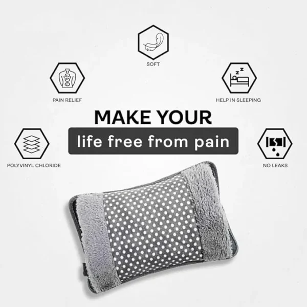 PrimePicks™ Electric Water Heating Bag, Heating Bag Heating Gel Pad-Heat Pouch Hot Water Bottle Bag, Electric Hot Water Bag,Heating pad with Gel for Pain Relief (Assorted Design & Color) - Image 2