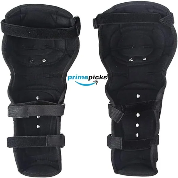 PrimePicks™ Knee Pads Motorcycle,4Pcs Adults Alloy Steel Motorcycle ATV Motocross Elbow Knee Shin Guards Protector Motocross Racing for Adult - Image 2